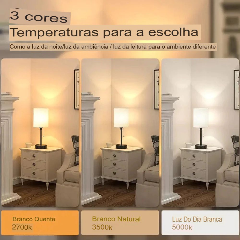 Product: RGB Table Lamp with USB-C and Outlet