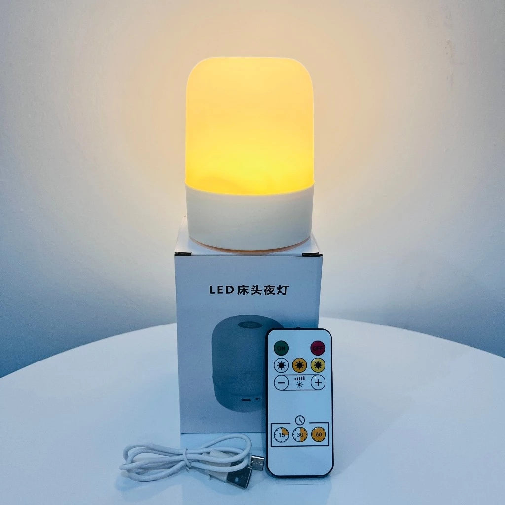 Luminária Touch LED AuraLux 3 Tons Recarregável