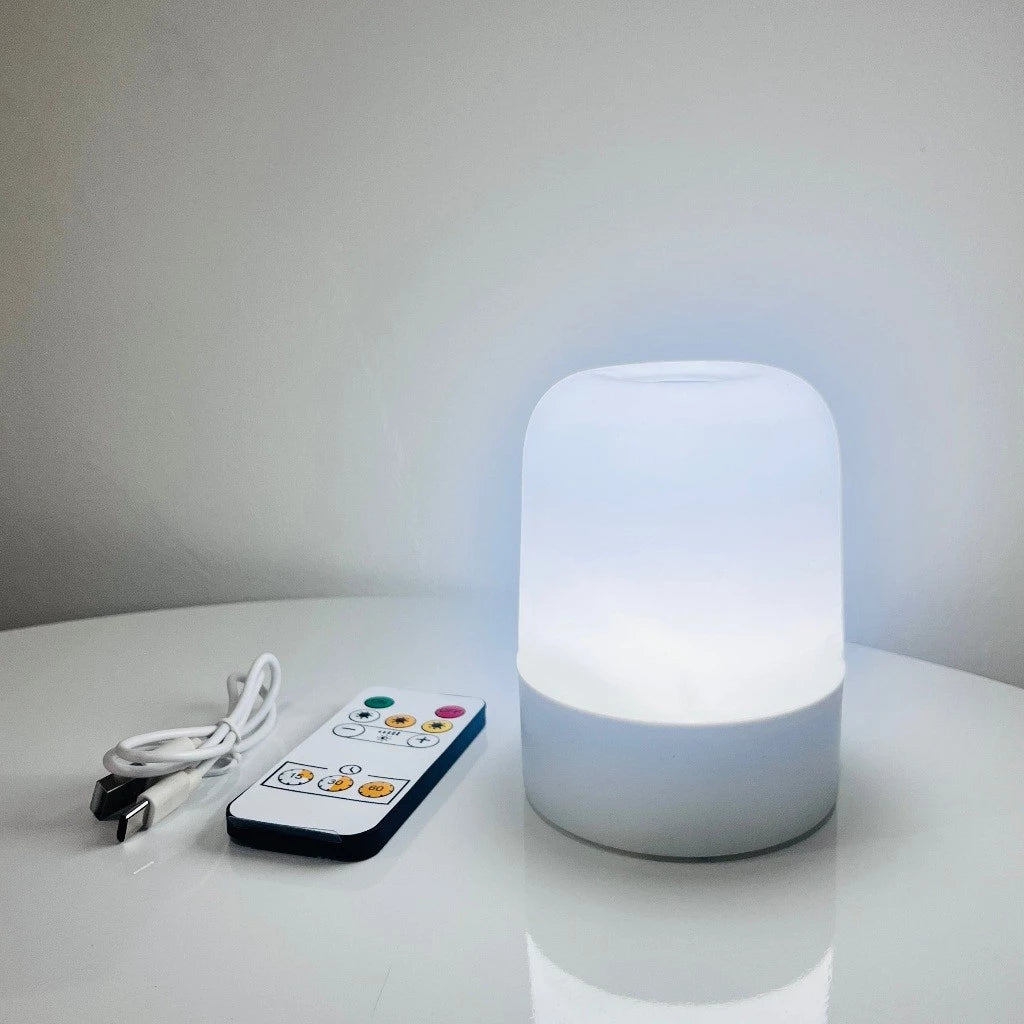 Luminária Touch LED AuraLux 3 Tons Recarregável