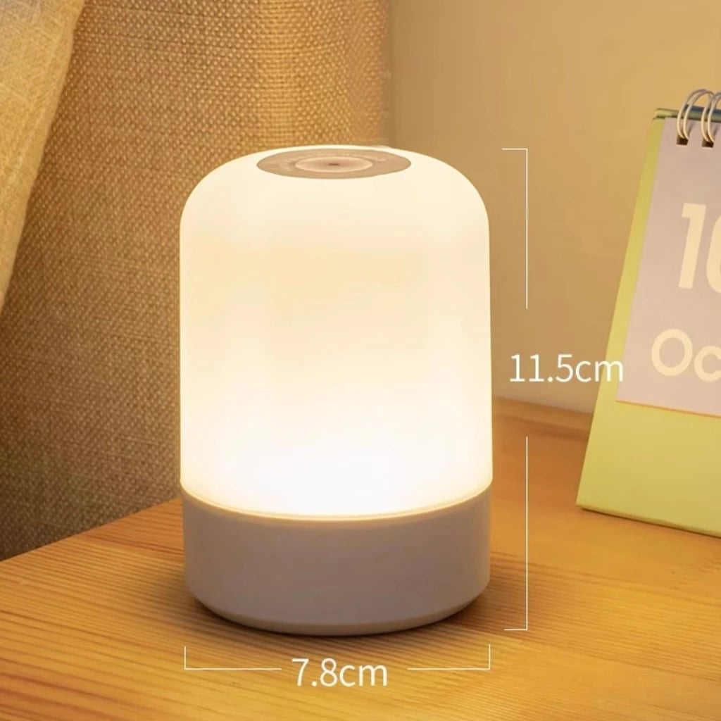 Luminária Touch LED AuraLux 3 Tons Recarregável