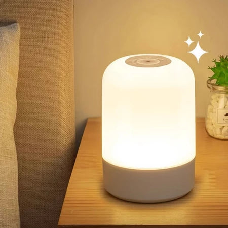 Luminária Touch LED AuraLux 3 Tons Recarregável